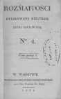 Rozmaitości Ofiarowane Dziatkom Przez życzliwych. Nr4