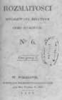Rozmaitości Ofiarowane Dziatkom Przez życzliwych. Nr6