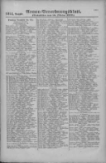 Armee-Verordnungsblatt. Verlustlisten 1916.10.18 Ausgabe 1214