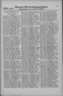 Armee-Verordnungsblatt. Verlustlisten 1916.10.21 Ausgabe 1220