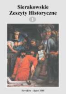 Sierakowskie Zeszyty Historyczne 2008 lipiec Z.1
