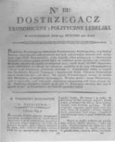 Dostrzegacz Ekonomiczny i Polityczny Lubelski. 1816.04.08 Nr3