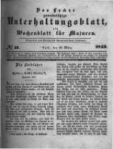 Das Lycker gemeinnützige Unterhaltungsblatt, ein Wochenblatt für Masuren. 1843.03.18 Nr12