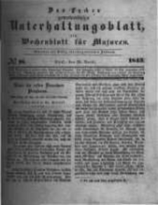 Das Lycker gemeinnützige Unterhaltungsblatt, ein Wochenblatt für Masuren. 1843.04.29 Nr18