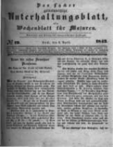 Das Lycker gemeinnützige Unterhaltungsblatt, ein Wochenblatt für Masuren. 1843.05.06 Nr19