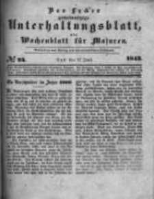 Das Lycker gemeinnützige Unterhaltungsblatt, ein Wochenblatt für Masuren. 1843.06.17 Nr25