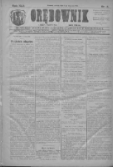 Orędownik: najstarsze ludowe pismo narodowe i katolickie w Wielkopolsce 1912.01.06 R.42 Nr4