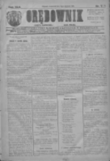 Orędownik: najstarsze ludowe pismo narodowe i katolickie w Wielkopolsce 1912.01.11 R.42 Nr7