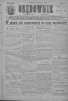 Orędownik: najstarsze ludowe pismo narodowe i katolickie w Wielkopolsce 1912.01.12 R.42 Nr8