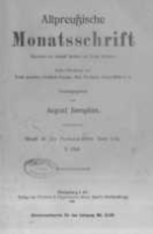 Altpreussische Monatsschrift, Der Neuen Preussischen Provinzial-Blätter. 1910 Bd.47 heft 3