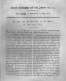 Kriegs-Geschichten aus den Jahren 1812/13 etc. oder Darstellungen und Schilderungen aus den Feldzügen der Franzosen und der verbündeten Truppen.... 1814 Band 1 stück 11