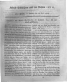 Kriegs-Geschichten aus den Jahren 1812/13 etc. oder Darstellungen und Schilderungen aus den Feldzügen der Franzosen und der verbündeten Truppen.... 1814 Band 1 stück 16