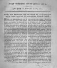 Kriegs-Geschichten aus den Jahren 1812/13 etc. oder Darstellungen und Schilderungen aus den Feldz&uuml;gen der Franzosen und der verb&uuml;ndeten Truppen.... 1814 Band 2 st&uuml;ck 33