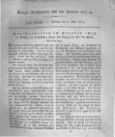 Kriegs-Geschichten aus den Jahren 1812/13 etc. oder Darstellungen und Schilderungen aus den Feldz&uuml;gen der Franzosen und der verb&uuml;ndeten Truppen... . 1815 Band 3 st&uuml;ck 70