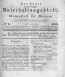 Das Lycker gemeinnützige Unterhaltungsblatt, ein Wochenblatt für Masuren. 1845.01.11 Nr3