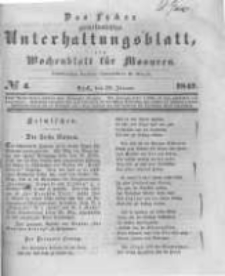 Das Lycker gemeinnützige Unterhaltungsblatt, ein Wochenblatt für Masuren. 1847.01.23 Nr4