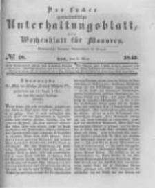 Das Lycker gemeinnützige Unterhaltungsblatt, ein Wochenblatt für Masuren. 1847.05.01 Nr18