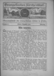 Evangelisches Kirchenblatt: Monatsschrift f&uuml;r evangelisches Leben in Polen. 1922 Jahrgang 1 nr3