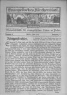 Evangelisches Kirchenblatt: Monatsschrift f&uuml;r evangelisches Leben in Polen. 1923 Jahrgang 1 nr9