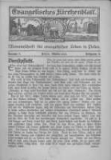 Evangelisches Kirchenblatt: Monatsschrift f&uuml;r evangelisches Leben in Polen. 1923 Jahrgang 2 nr1