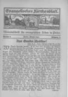 Evangelisches Kirchenblatt: Monatsschrift f&uuml;r evangelisches Leben in Polen. 1924 Jahrgang 2 nr4