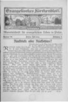 Evangelisches Kirchenblatt: Monatsschrift f&uuml;r evangelisches Leben in Polen. 1924 Jahrgang 2 nr10
