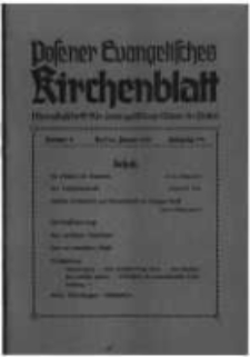 Posener Evangelisches Kirchenblatt: Monatsschrift f&uuml;r evangelisches Leben in Polen. 1937 Jahrgang 15 nr4