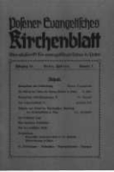 Posener Evangelisches Kirchenblatt: Monatsschrift f&uuml;r evangelisches Leben in Polen. 1937 Jahrgang 15 nr7