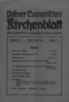 Posener Evangelisches Kirchenblatt: Monatsschrift f&uuml;r evangelisches Leben in Polen. 1937 Jahrgang 15 nr9