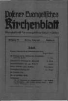 Posener Evangelisches Kirchenblatt: Monatsschrift f&uuml;r evangelisches Leben in Polen. 1938 Jahrgang 16 nr6