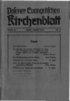Posener Evangelisches Kirchenblatt: Monatsschrift f&uuml;r evangelisches Leben in Polen. 1940 Jahrgang 18 nr4