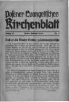 Posener Evangelisches Kirchenblatt: Monatsschrift f&uuml;r evangelisches Leben in Polen. 1940 Jahrgang 18 nr5