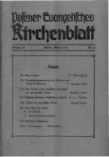 Posener Evangelisches Kirchenblatt: Monatsschrift f&uuml;r evangelisches Leben in Polen. 1940 Jahrgang 18 nr8