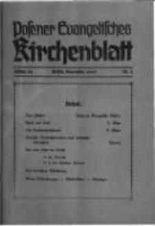 Posener Evangelisches Kirchenblatt: Monatsschrift f&uuml;r evangelisches Leben in Polen. 1940 Jahrgang 19 nr3