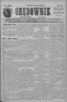 Orędownik: najstarsze ludowe pismo narodowe i katolickie w Wielkopolsce 1912.03.29 R.42 Nr72
