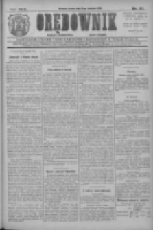 Orędownik: najstarsze ludowe pismo narodowe i katolickie w Wielkopolsce 1912.04.10 R.42 Nr81