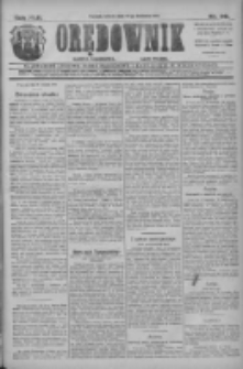 Orędownik: najstarsze ludowe pismo narodowe i katolickie w Wielkopolsce 1912.04.27 R.42 Nr96