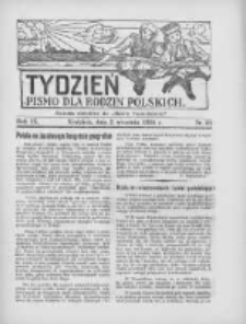 Tydzień: pismo dla rodzin polskich: dodatek niedzielny do "Gazety Szamotulskiej" 1934.09.02 R.9 Nr34