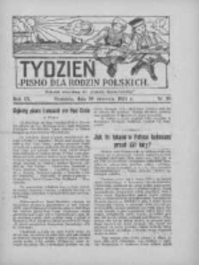 Tydzień: pismo dla rodzin polskich: dodatek niedzielny do "Gazety Szamotulskiej" 1934.09.30 R.9 Nr38