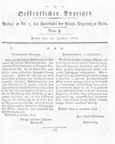 Amtsblatt der Königlichen Regierung zu Posen: Jahrgang 1818.01.27 Nr4