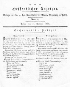 Amtsblatt der Königlichen Regierung zu Posen: Jahrgang 1818.02.03 Nr5