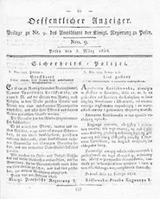 Amtsblatt der Königlichen Regierung zu Posen: Jahrgang 1818.03.10 Nr10