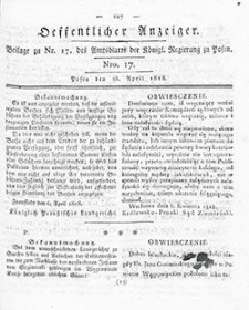 Amtsblatt der Königlichen Regierung zu Posen: Jahrgang 1818.05.05 Nr18