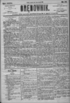 Orędownik: pismo dla spraw politycznych i społecznych 1905.01.19 R.35 Nr15