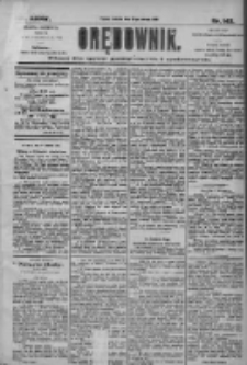 Orędownik: pismo dla spraw politycznych i społecznych 1905.06.25 R.35 Nr143