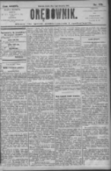 Orędownik: pismo dla spraw politycznych i społecznych 1906.08.01 R.36 Nr173
