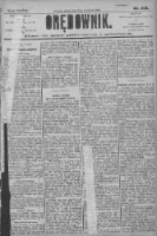 Orędownik: pismo dla spraw politycznych i społecznych 1906.09.08 R.36 Nr205