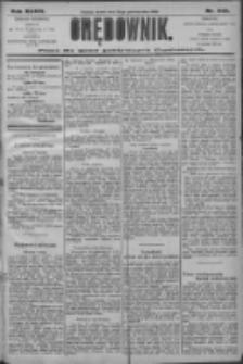 Orędownik: pismo dla spraw politycznych i społecznych 1906.10.31 R.36 Nr249