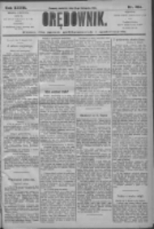 Orędownik: pismo dla spraw politycznych i społecznych 1906.11.18 R.36 Nr264
