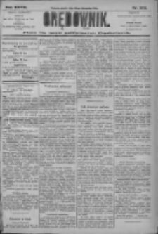 Orędownik: pismo dla spraw politycznych i społecznych 1906.11.30 R.36 Nr273